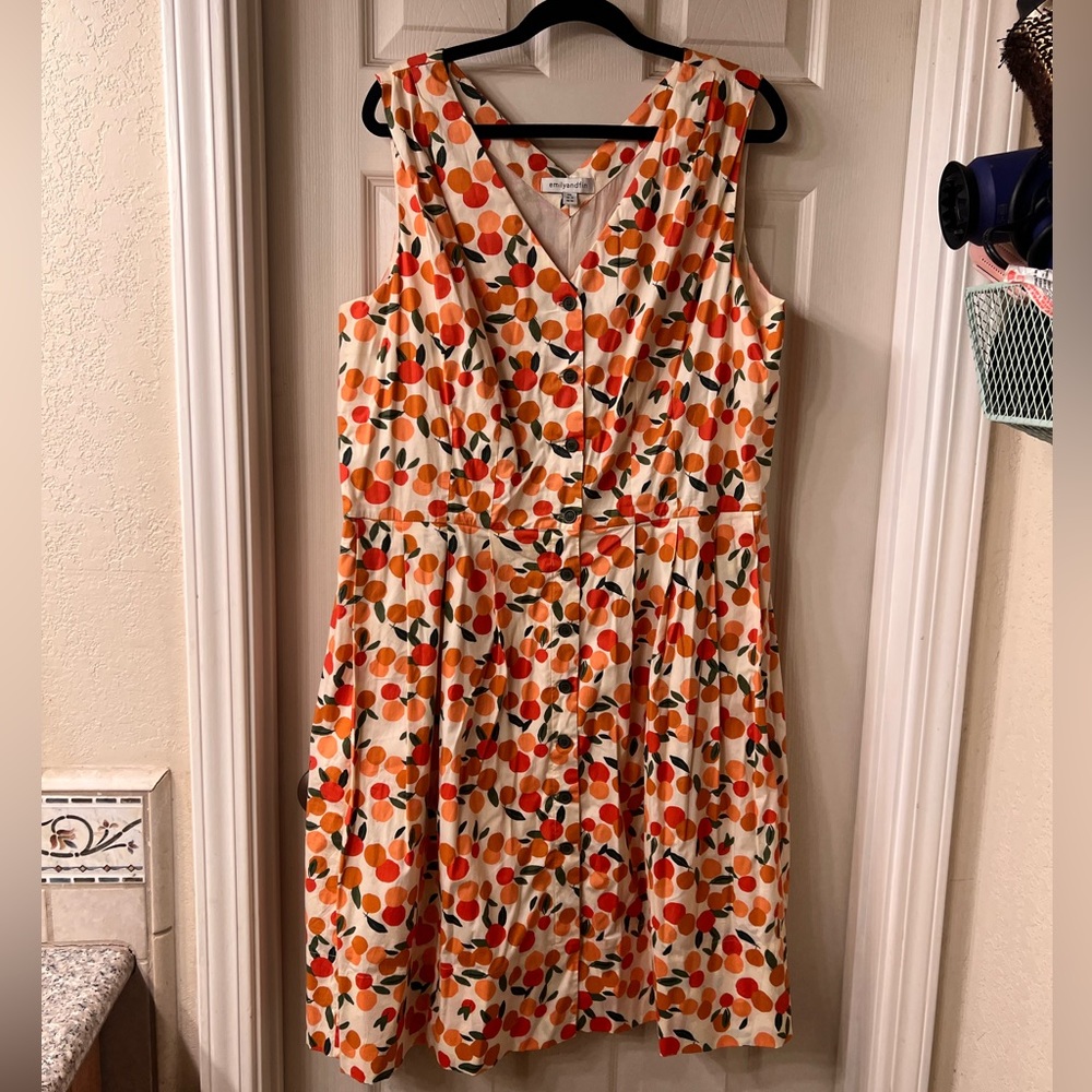 Emily and Fin Oranges Dress size XXL UK18
